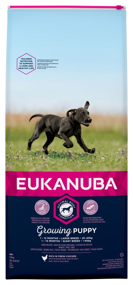 Eukanuba Large Breed Puppy Food Feeding Chart