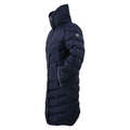 Battles Coldstream Southdean Quilted Navy Blue & White Coat