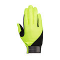 Battles Hy Equestrian Absolute Fit Glove Reflective Yellow Child