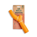 Beco Natural Rubber Super Stick Dog Toy Orange