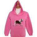 British Country Collection Flora Pony Childrens Hoodie Pink