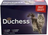 Duchess Meat Selection Cat Food Pouches in Gravy
