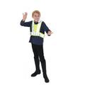 Equisafety Child Reflective Hi Vis Yellow Adjustable Body Harness