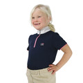 Hy Equestrian Navy Susan Show Shirt by Little Rider