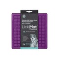 LickiMat Classic Playdate Treat Mat for Dogs Purple