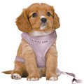 Trixie Junior Puppy Soft Harness With Leash Light Lilac