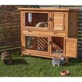 Trixie Natura Two Storeys Hutch for Rabbits Brown