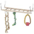 Trixie Suspension Bridge Ladder and Toy for Rats and Ferrets Wood/Rope
