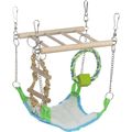 Trixie Suspension Hammock Bridge Toy for Hamsters Wood/Rope
