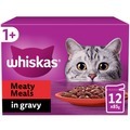 Whiskas 1+ Cat Pouches Meaty Meals in Gravy