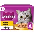 Whiskas 1+ Cat Tins Farm Menu in Jelly