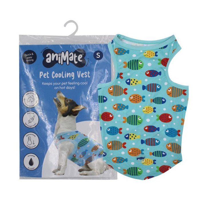 Animate Cooling Vest Fish for Dogs