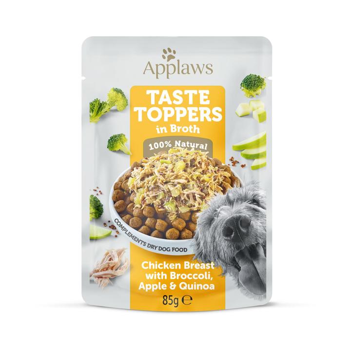 Applaws Taste Toppers Dog Pouch Chicken Breast with Veg in Broth