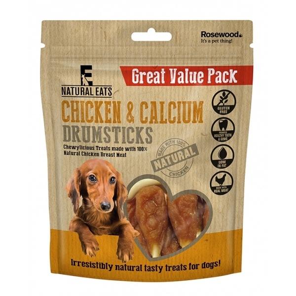 Chicken & Calcium Drumsticks Dog Treats