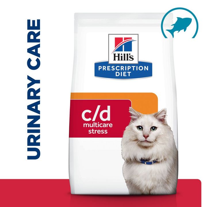 Hills Prescription Diet c/d Multicare Stress Urinary Care Cat Food with Ocean Fish