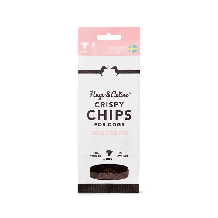 Hugo & Celine Ox Liver Crispy Chips for Dogs