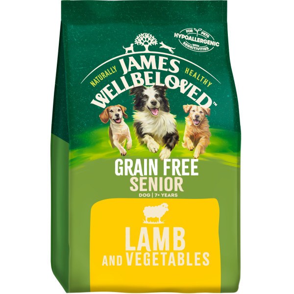 James Wellbeloved Grain Free Senior Dog Lamb & Veg