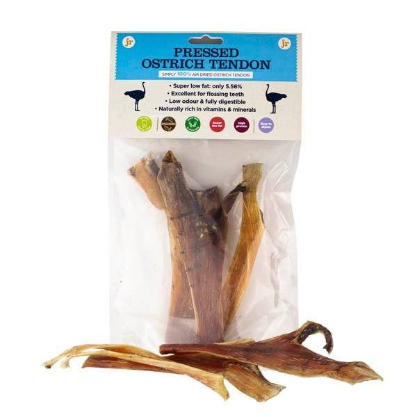 JR Pet Products Pressed Ostrich Tendon for Dogs