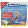 King British 6-In-1 Test Strips for Aquariums