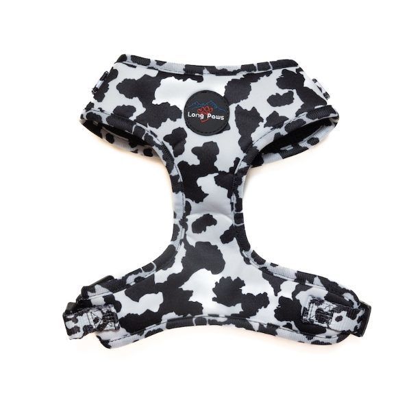 Long Paws Funk The Dog Harness Cow Print