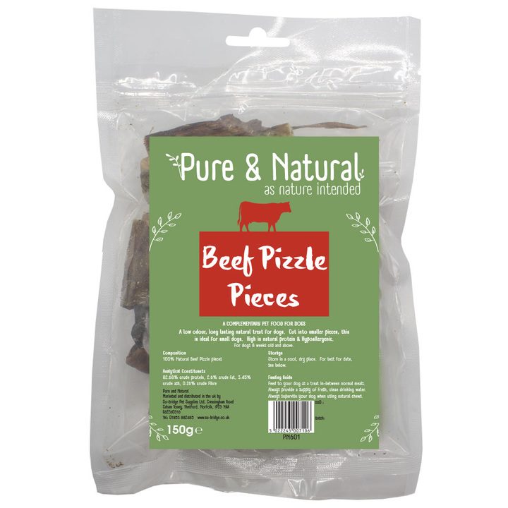 Pure & Natural Beef Pizzle Pieces for Dogs