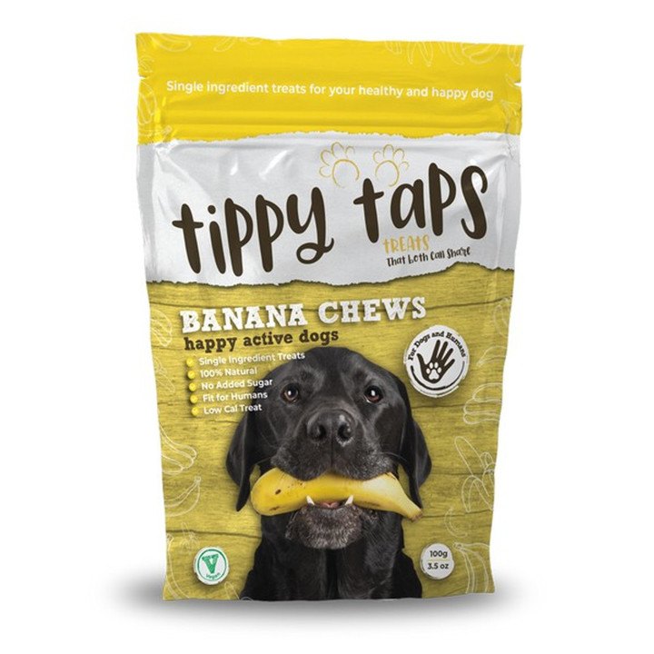 Tippy Taps Treats Banana Chews for Dogs