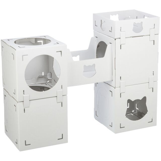 Trixie Casa Cara Cat Cardboard Furniture White