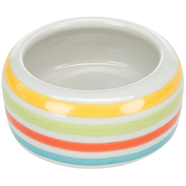 Trixie Small Animal Multi-Coloured Ceramic Bowl