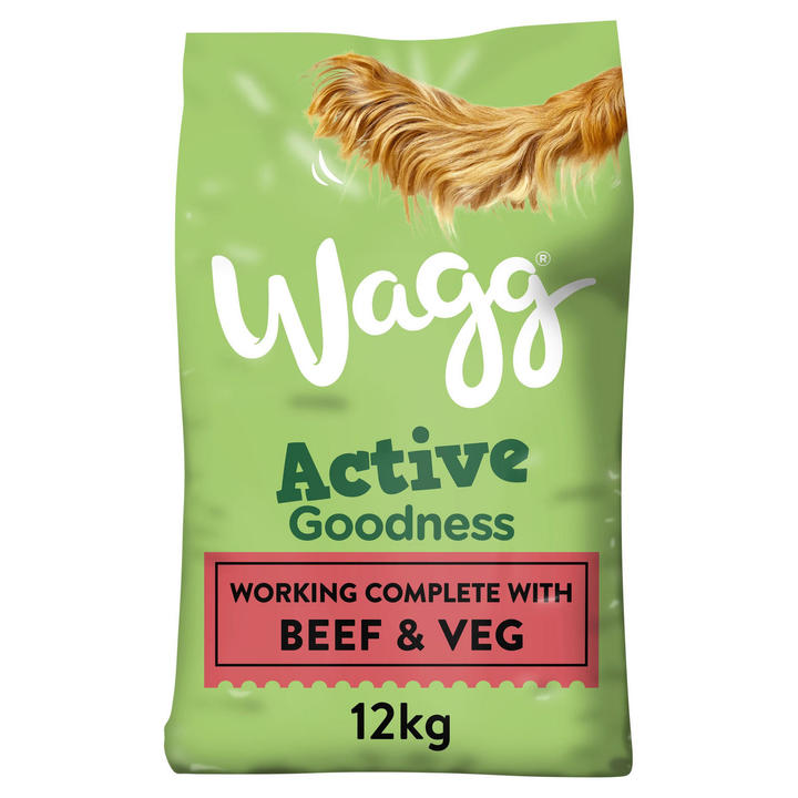 Wagg Active Goodness Dry Dog Food Beef & Veg