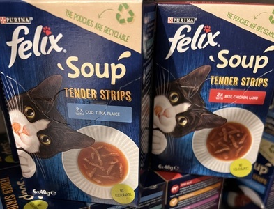 Image for review Felix Soup Tender Strips Adult Cat Food Selection