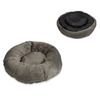 Petface Luxury Faux Fur Donut Dog Bed