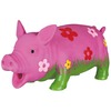 Trixie Pink Flowery Pig Toy for Dogs