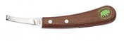 Agrihealth Hoof Knife Bison Wooden Handle L/H