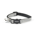 Ancol Safety Buckle Gloss Reflective Cat Collar Silver