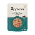 Applaws Natural Pouches Tuna Fillet with Mackerel in Jelly Cat Food