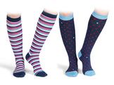 Aubrion Bamboo Socks 2 Pairs Navy