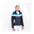 Battles Coldstream Southdean Quilted Jacket Navy & White & Blue