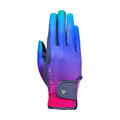 Battles Hy Equestrian Ombre Riding Gloves Navy & Vibrant Adult