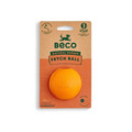 Beco Natural Rubber Fetch Dog Ball Orange