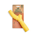 Beco Natural Rubber Super Stick Dog Toy Yellow