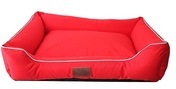 Beddies Waterproof Dog Lounger Red/Grey