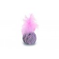 Beeztees Woollen Cat Toy Ball With Feather