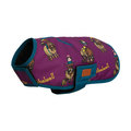 Benji & Flo Thelwell Collection Pony Friends Dog Coat Imperial Purple/Pacific Blue
