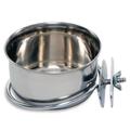 Stainless Steel Bird Coop Cups Bolt on Holder