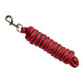 Bitz Soft Handle Two Tone Lead Rope with Trigger Clip Black/Red