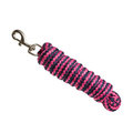 Bitz Soft Handle Two Tone Lead Rope with Trigger Clip Pink/Navy