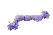 Buster Colour Squeak Rope Dog Toy Purple