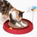 Catit Play Red Circuit Ball Toy With Scratcher