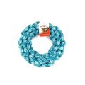 Classic Donut Braided Rope Dog Toy Blue