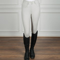 Coldstream Ladies Ledmore Diamante Breeches Pearl Grey